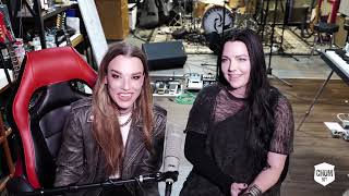 Amy Lee and Lzzy Hale announce upcoming Evanescence  Halestorm concert in Montreal [upl. by Assetan]