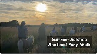 Summer Solstice Shetland Pony Walk – TV Episode 497 [upl. by Slifka]