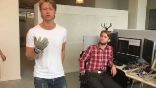 Ntention HuMI Smart Glove  Student Project [upl. by Olathe]