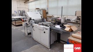 2003 Heidelberg Stahlfolder Ti52 4 paper folding machine from Gab Supplies Ltd [upl. by Redford]