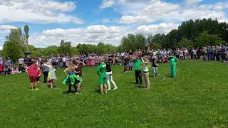 Wiesenfest Kirchenlamitz Montag Schule Tänze [upl. by Adnol]