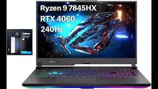 ASUS ROG Strix G17 Gaming Laptop Review  173quot QHD 240Hz AMD Ryzen 9 amp RTX 4060 Powerhouse [upl. by Waki970]