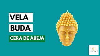 DIY 👉COMO HACER VELA BUDA CON CERA DE ABEJA comohacervelas [upl. by Sabine]