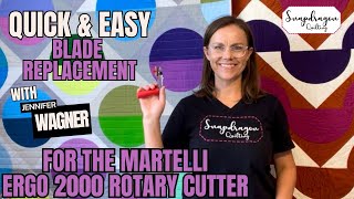 Quick and Easy Blade Replacement for the Martelli Ergo 2000 Rotary Cutter [upl. by Niotna]