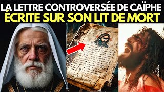 La Lettre de Caïphe Brise le Silence sur Qui Était Jésus [upl. by Ardnahc]