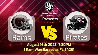 Riverview Rams vs Port Charlotte Pirates 2024 Football Season [upl. by Yennor]