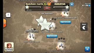 10vs10 Clan War  30 stars in 3 minutes  Clash of Clans [upl. by Ecnarf942]