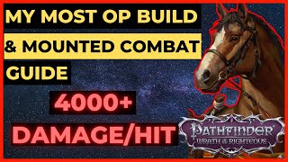 PATHFINDER WOTR  My most OP BUILD amp MOUNTED COMBAT Guide  4k DamageHit [upl. by Barstow]