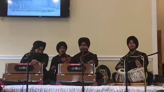 Jagat Jalanda Rakh Lai  Ragi Tajinder Singh and Dimple Singh Kirtan in Washington [upl. by Dnalra]