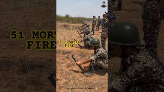 51 mm mortar fire commando commando armylover ciat wbp ciat ssf capf sscgd stf foujilover [upl. by Dmitri]