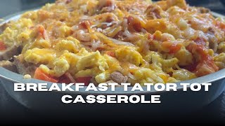 CASSEROLE THE ULTIMATE BREAKFAST GAME CHANGER breakfastrecipe casserolerecipe ultimatetatortots [upl. by Htiderem]