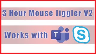 Mouse Jiggler 3 Hours  Keep Computer Awake  Version 2 [upl. by Moshell]