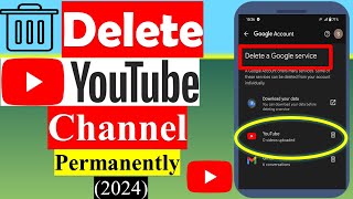 How to Delete YouTube Channel Permanently  YouTube Channel Delete Kaise Kare [upl. by Amahcen]