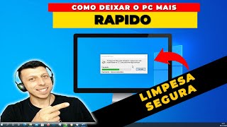 Como deixar o pc mais rapido 10  Limpeza de disco [upl. by Anaid]