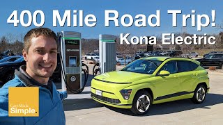 Taking the 2024 Hyundai Kona Electric on a 400 Mile Roadtrip [upl. by Caterina794]