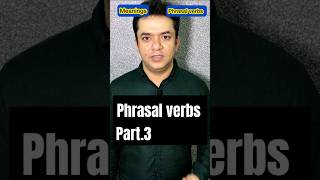 Phrasal verbs  learn phrases Part 3 EnglishwithAliRazaenglishwithaliraza englishvocabulary [upl. by Gonnella]