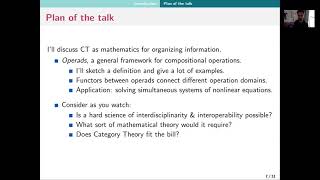 Tutorial on Category Theory Part 2 – Applied [upl. by Afital874]