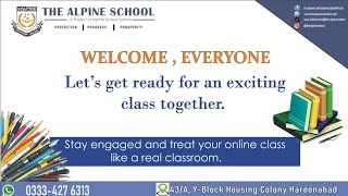 Class FourMath16Nov2024The Alpine School Haroonabad Online [upl. by Enisaj]