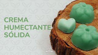 ✅ COMO hacer CREMA HUMECTANTE sólida [upl. by Nedi887]