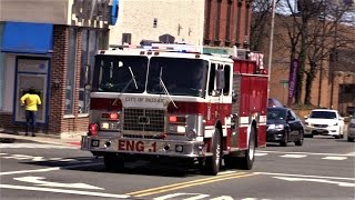 Passaic NJ Fire Department Engine 1 Responding Passaic St to Main Ave Downtown [upl. by Hammock467]