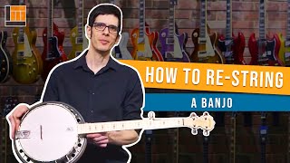 How to Change a String on a Banjo [upl. by Richie916]