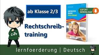 ✅ Rechtschreibtraining Klasse 23  Wortbaustein erkannt [upl. by Chiles]