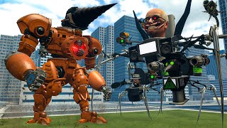 NEW TITAN DRILL MAN VS ALL SKIBIDI TOILET BOSSES Who Is Stronger In Garrys Mod [upl. by Notxap583]