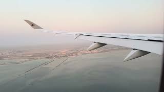 Qatar Airways Airbus A350900 A7ALV landing Doha Hamad Airport Qatar [upl. by Armallas]