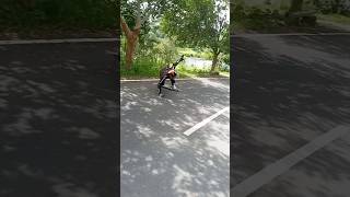 Toeside slide trending youtubeshorts shorts instagram longboard Ig  ridersagy [upl. by Esmond]