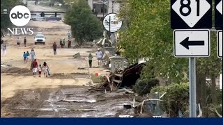 Death toll climbs as communities reel from Helene [upl. by Novar417]