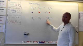 Ke  Balansera reaktionsformler högstadiet [upl. by Ardnaxela]