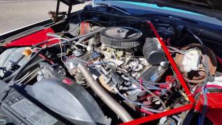 Cadillac 500ci engine idle [upl. by Ecinue]