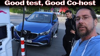 MG ZS EV  90 kmh full range test with Alexander Stöger [upl. by Oniratac991]