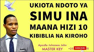 UKIOTA NDOTO YA SIMU INA MAANA HIZI 10 KIBIBLIA NA KIROHO  Apostle Johaness John [upl. by Secnirp]