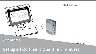 How to set up a PCoIP zero client in 5 minutes  a step by step guide [upl. by Pulchia]