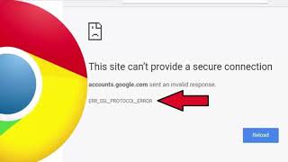 How To Fix ERR SSL PROTOCOL ERROR On Google Chrome [upl. by Joyann]