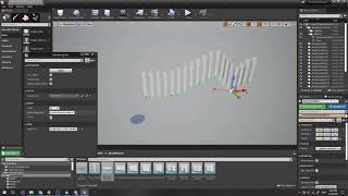 Spline Array Tool as a part of AssetBuilder Tools for UE4 [upl. by Izak]