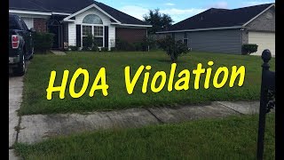 Pt 1 Lawn Service  HOA Violation  Customer Needs Help FAST [upl. by Suedaht]