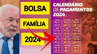 BOLSA FAMÍLIA CALENDÁRIO BOLSA FAMÍLIA 2024 POR ESSA NINGUÉM ESPERAVA ANTECIPADO FINAL DO ANO [upl. by Danette]