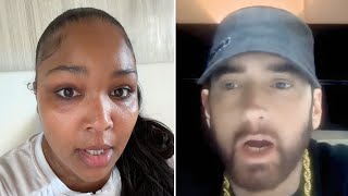 Lizzo REACTS to Eminem Fat Shaming Her On New Song Road Rage [upl. by Ennoryt194]