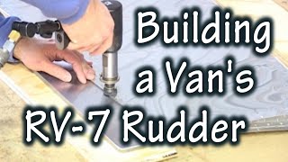 Building a Vans Aircraft RV7 Rudder [upl. by Phares353]