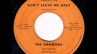 The Emanons  Dont Leave Me Baby  BPL [upl. by Ahsemaj395]