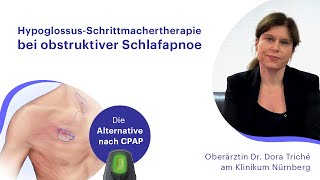 HypoglossusSchrittmachertherapie bei obstruktiver Schlafapnoe  Vortrag Dr Triché Nürnberg [upl. by Aihsitan]