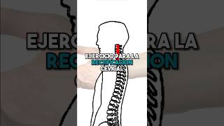 El mejor ejercicio para la rectificación cervical ‼️ fisioterapiatualcance [upl. by Jayson]