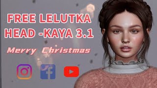 FREE LELUTKA HEAD  KAYA 31 TUTORIAL  SECOND LIFE [upl. by Atnuhs]