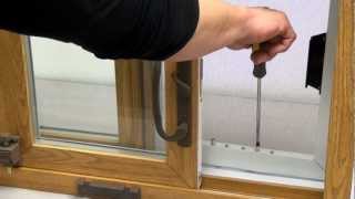 Lang Patio Screen Door Wheel Adjustment [upl. by Fortin979]