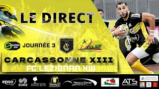 SUPER XIII  Carcassonne XIII V FC Lézignan XIII [upl. by Akilaz423]