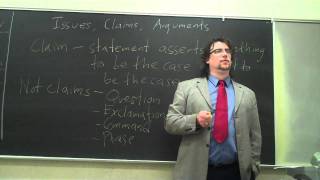 Critical Thinking Issues Claims Arguments [upl. by Dionysus]