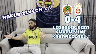 ALANYASPOR 0 GALATASARAY 4 FENERBAHÇELİ GALATASARAY MAÇINI İZLERSE TEPKİ keşfet icardi gs [upl. by Newmann]