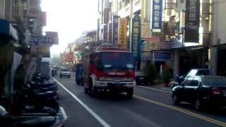 Taiwan Fire Car  Changhua 71 RESCUE／彰化71 救助器材車 [upl. by Asirrom]